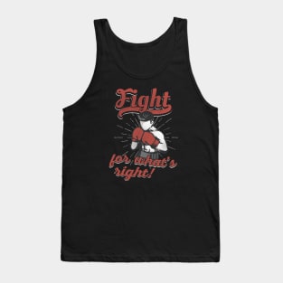 Boxer Slogan Boxing Tank Top